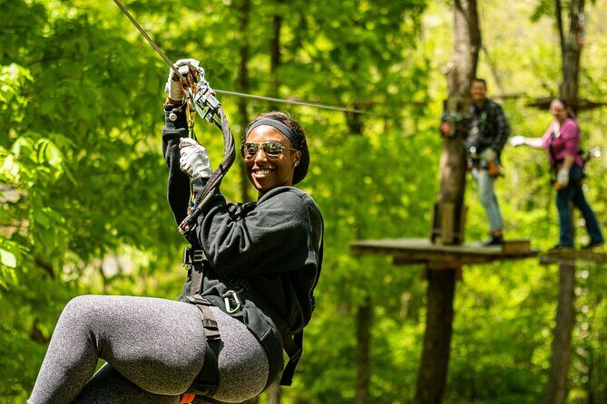 Adventure Park Ziplining and Climbing in Nashville - Safety briefing and the gear setup you shouldn’t skip