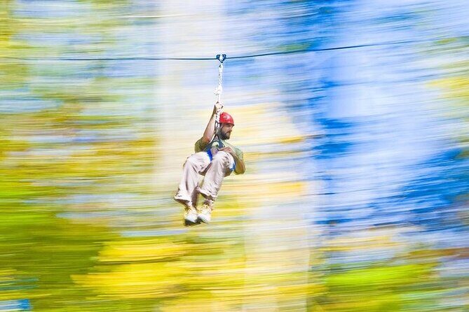 Adventureworks Ziplines at Nashville West - Weather reality: rain runs, but wind and lightning can stop it