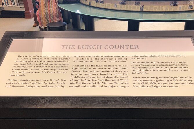 Civil Rights Walking Tour of Nashville - Meeting at the Nashville Visitor Center and How the Timing Feels