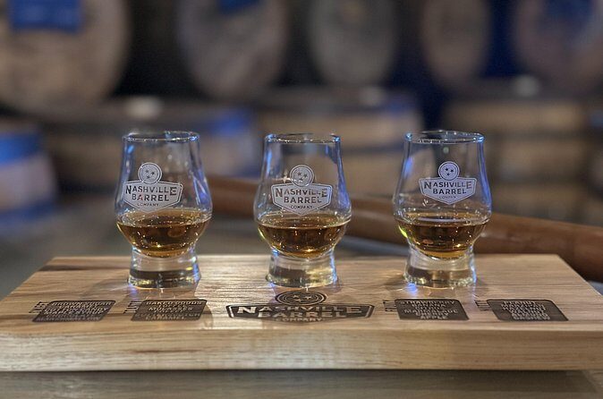 Nashville Barrel Co "Flight from the Barrel" Whiskey Tasting - Atmosphere Notes: Friendly Staff, Informal Vibes, and a Doodle Theme