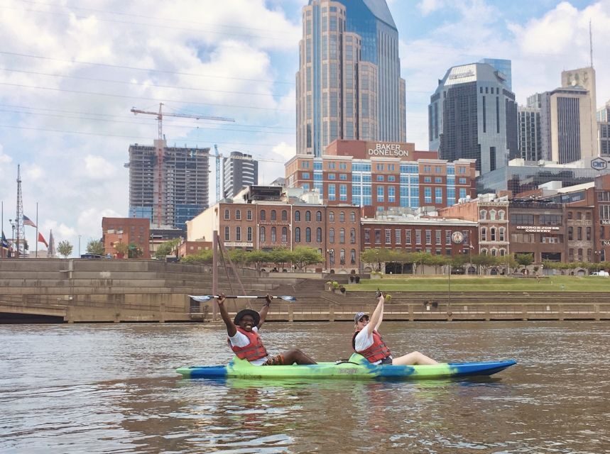 Nashville: Downtown Kayak Rental - Drifting back downtown: skyline views without the crowds