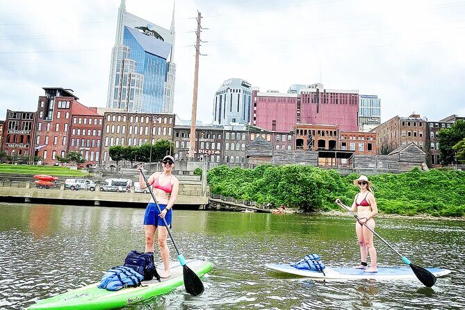 Nashville Guided Paddleboard Tour along Cumberland River - The route and timing: about 2 hours of downtown river views