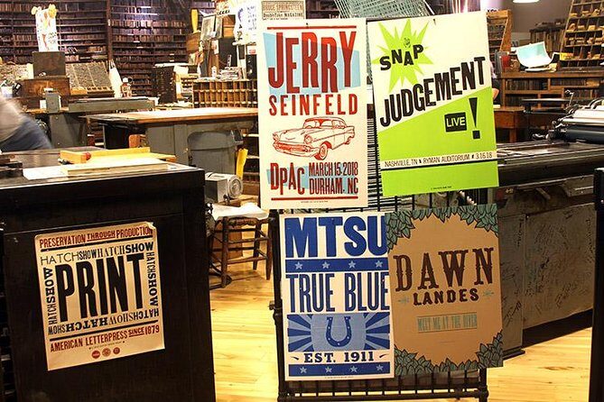 Nashville Hatch Show Guided Letterpress Tour with Souvenir Poster - Value Check: Is $23 Worth It for This Letterpress Poster?