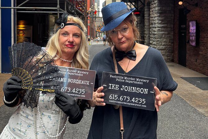 Nashville Noir: Murder Mystery Game & Pub Crawl - What the detective notebook and mugshot do to the experience
