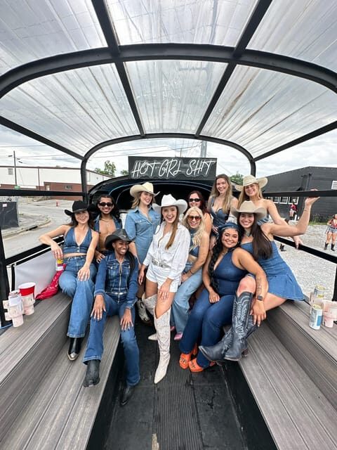 Nashville's Roofless Party Bus Tour / YeeHaw Party Bus - Key highlights