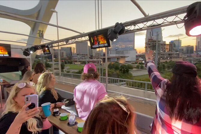 Open Air Party Bus with DJ & Bartender 21+ - Nissan Stadium Photo Stop and the Bathroom Break Plan