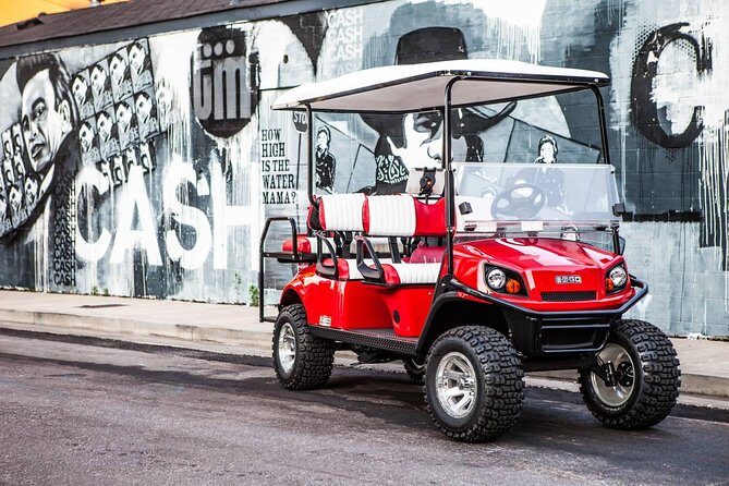 Pokémon Go Tour in Nashville by Golf Cart - Stop 1: Joyride Nashville—Catching, PokéStops, and Built-In Photos