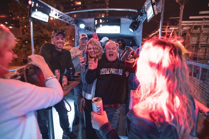 Private Open Air Party Bus with DJ & Bartender 21+ - Bathroom break and photo stops: what the 2 hours actually feel like